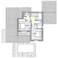 Plan-cottage-duplex-3-chambres-110m2-etage